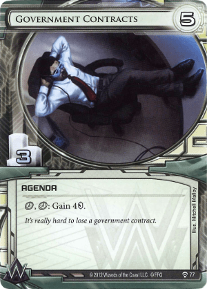 Android Netrunner Government Contracts Image