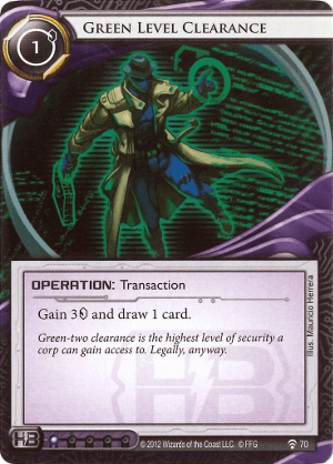 Android Netrunner Green Level Clearance Image