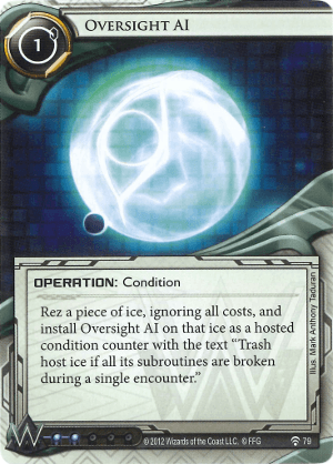 Android Netrunner Oversight AI Image