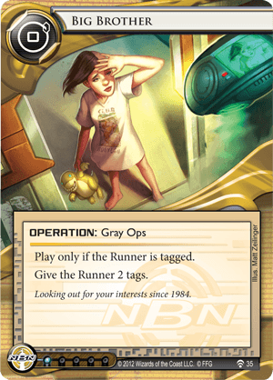 Android Netrunner Big Brother Image