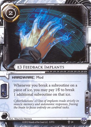 Android Netrunner e3 Feedback Implants Image