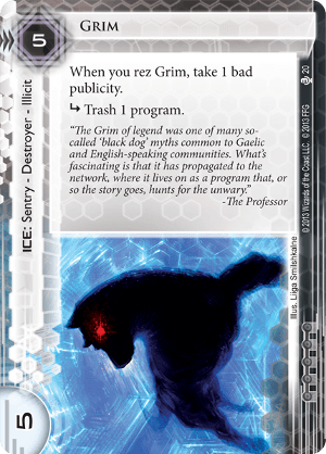 Android Netrunner Grim Image
