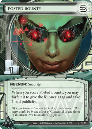 Android Netrunner Posted Bounty Image