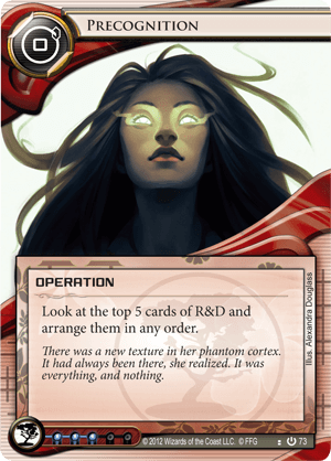 Android Netrunner Precognition Image