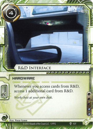 Android Netrunner R&D Interface Image
