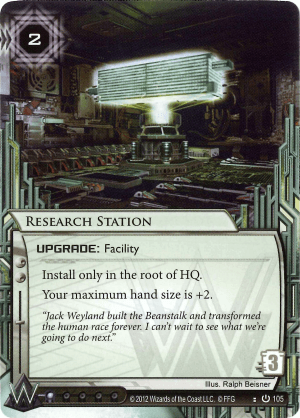 Android Netrunner Research Station Image