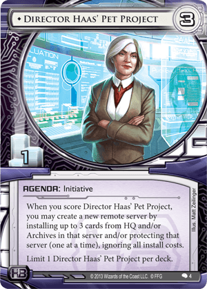 Android Netrunner Director Haas' Pet Project Image