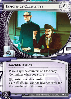 Android Netrunner Efficiency Committee Image