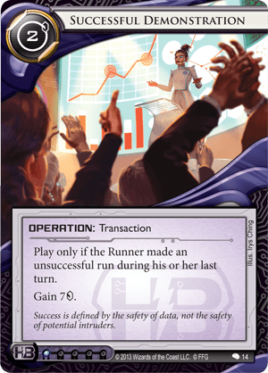 Android Netrunner Successful Demonstration Image