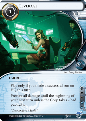 Android Netrunner Leverage Image