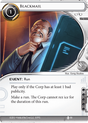 Android Netrunner Blackmail Image