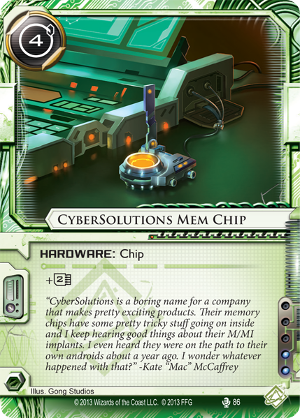 Android Netrunner CyberSolutions Mem Chip Image