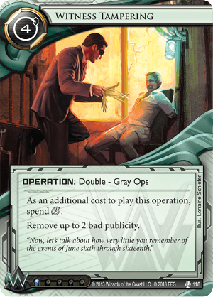Android Netrunner Witness Tampering Image