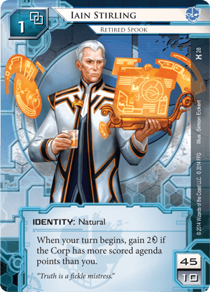 Android Netrunner Iain Stirling: Retired Spook Image