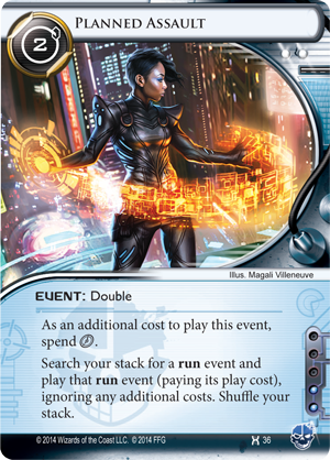 Android Netrunner Planned Assault Image