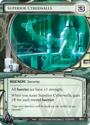 Android Netrunner Superior Cyberwalls Image