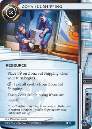 Android Netrunner Zona Sul Shipping Image