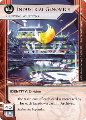 Android Netrunner Industrial Genomics: Growing Solutions Image