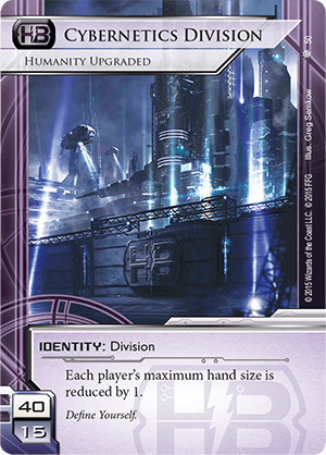 Android Netrunner Cybernetics Division: Humanity Upgraded Image