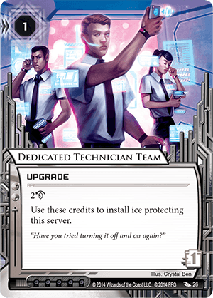 Android Netrunner Dedicated Technician Team Image