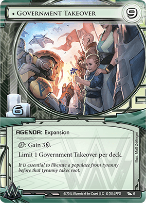 Android Netrunner Government Takeover Image