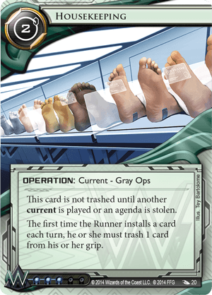 Android Netrunner Housekeeping Image