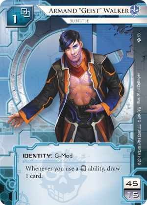 Android Netrunner Armand "Geist" Walker: Tech Lord Image