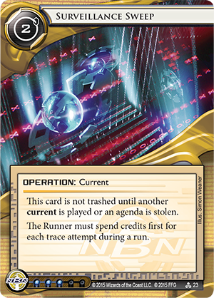 Android Netrunner Surveillance Sweep Image