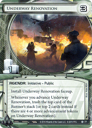 Android Netrunner Underway Renovation Image