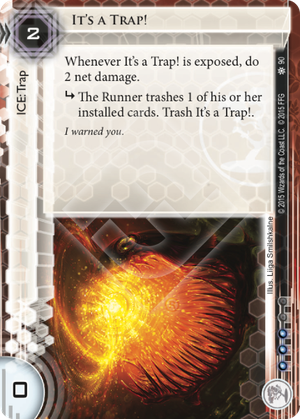Android Netrunner It's a Trap! Image
