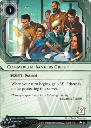Android Netrunner Commercial Bankers Group Image