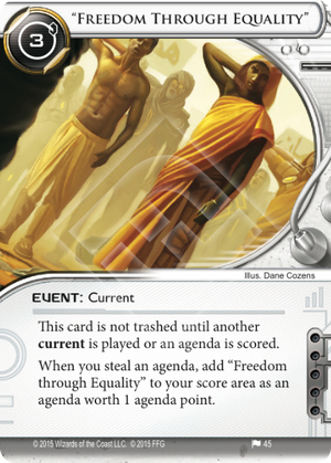 Android Netrunner "Freedom Through Equality" Image