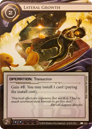 Android Netrunner Lateral Growth Image