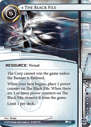 Android Netrunner The Black File Image