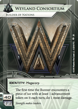 Android Netrunner Weyland Consortium: Builder of Nations Image