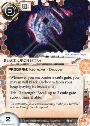 Android Netrunner Black Orchestra Image