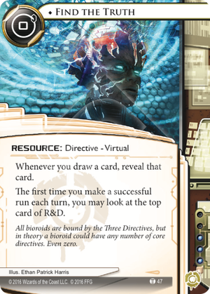 Android Netrunner Find the Truth Image