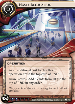 Android Netrunner Hasty Relocation Image