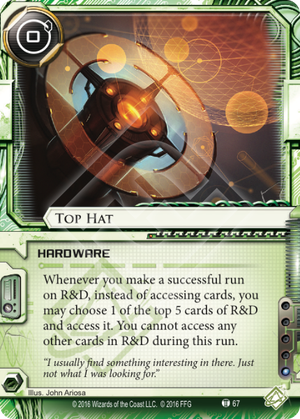 Android Netrunner Top Hat Image