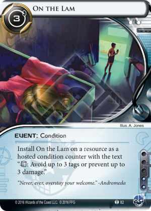 Android Netrunner On the Lam Image