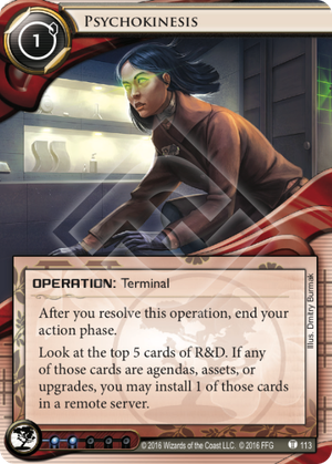 Android Netrunner Psychokinesis Image