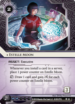 Android Netrunner Estelle Moon Image