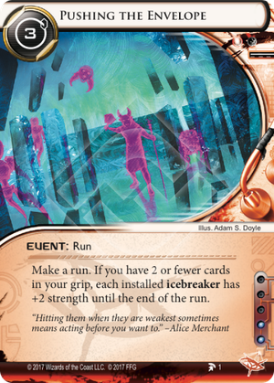 Android Netrunner Pushing the Envelope Image