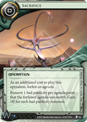 Android Netrunner Sacrifice Image