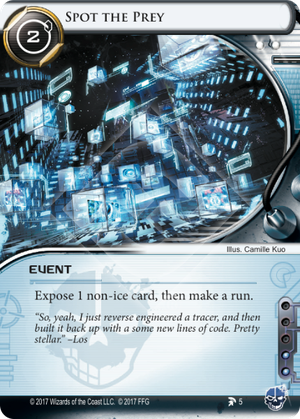 Android Netrunner Spot the Prey Image
