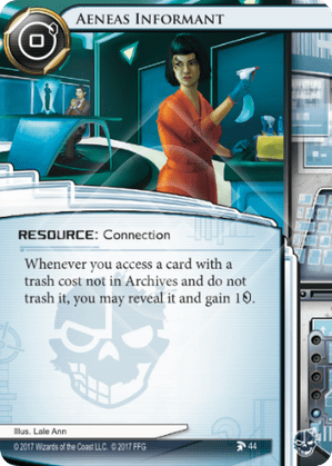 Android Netrunner Aeneas Informant Image