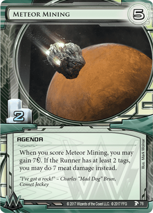 Android Netrunner Meteor Mining Image