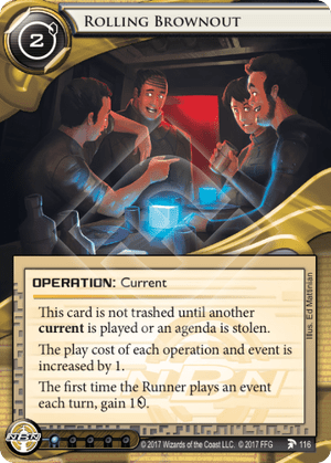 Android Netrunner Rolling Brownout Image