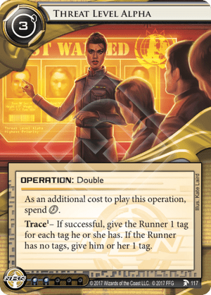 Android Netrunner Threat Level Alpha Image