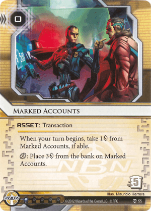 Android Netrunner Marked Accounts Image